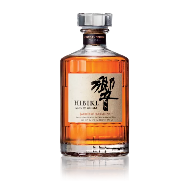 A bottle of Japanese whisky called Hibiki Harmony