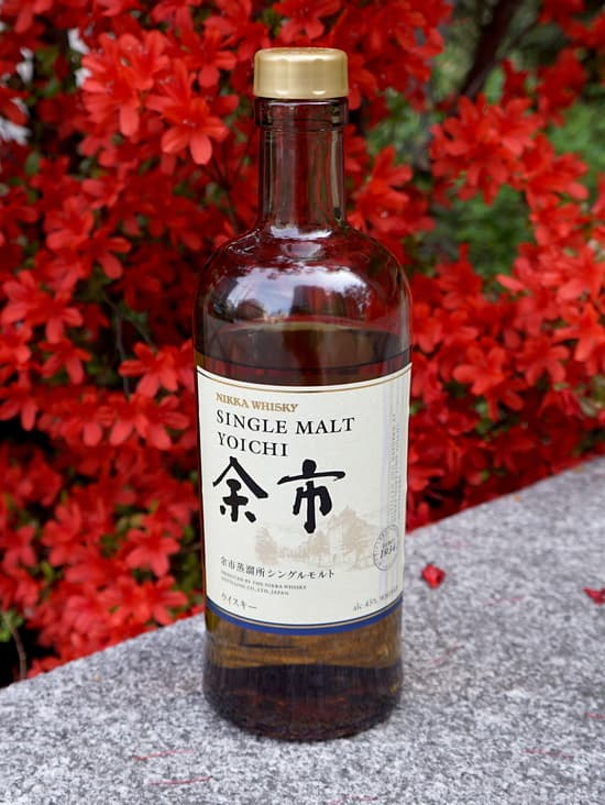 A bottle of Nikka Yoishi Single Malt 