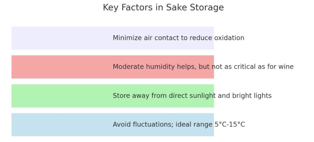Key Factors in Sake Storage